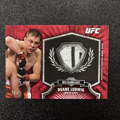 2012 UFC Topps Bloodlines Duane Ludwig Ruby Patch /8 - Image 1 of 2