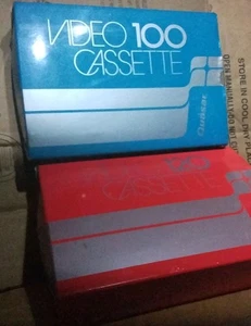 Quasar Video 120 Cassette And Video 100 Cassette Not Tested - Picture 1 of 12