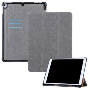 For iPad 5th 6th 7th 8th 9th Genertaion Tri-Fold Stand Leather Smart Case Cover - Picture 1 of 22