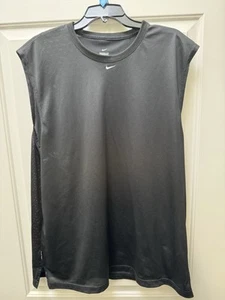 Nike Pro Dri-Fit Shirt Men’s Size XL Sleeveless Training Shirt Black - Picture 1 of 7