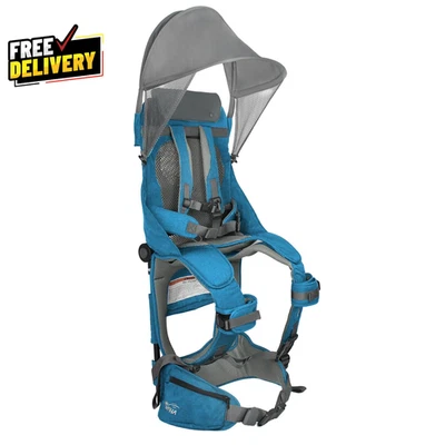 Mochila de senderismo portahombros ligera para niños pequeños con parasol... Foto 1 de 4