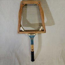 Wilson Maureen Connolly Pro Model Vintage Wood Tennis Racquet 4-1/2 w Brace USA