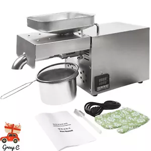 Nueva máquina de prensa de aceite comercial extractor de aceite máquina de prensa en frío caliente inoxidable - Imagen 1 de 22