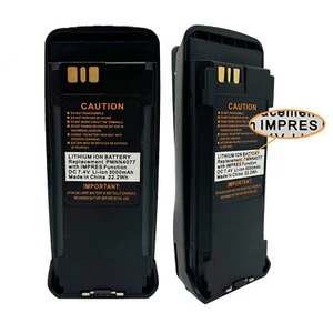 2X PMNN4077 IMPRES Li-ion Battery 3000mAh For XPR6350 XPR6380 XPR6550 XPR6580 - Photo 1/4