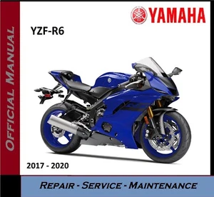 Yamaha YZF-R6 R6 YZF600 Service Repair Workshop Manual 2017 - 2020 on USB - Picture 1 of 2