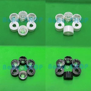 10pcs ~600pcs 5 10 30 60 90 degree PMMA Lens 1W 3W for LED Lamp Spot Light Bulb - Picture 1 of 9