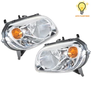 Faros delanteros cromados izquierdo y derecho para Chevy HHR 2006 2007 2008 09 10 2011 - Imagen 1 de 9