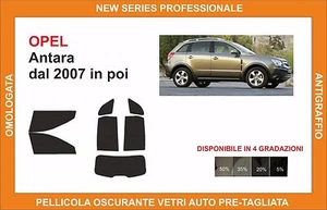 pellicola oscurante vetri pre tagliata opel antara dal 2007 in poi kit completo - Imagen 1 de 1