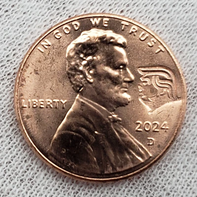2024 President Donald Trump MAGA Lincoln Cent Penny Counterstamp Lucky Coin! - Image 1 of 4