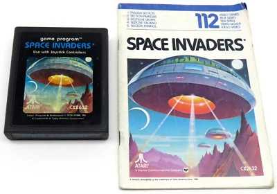 Space Invaders (Atari 2600, 1978) By Atari (Cartridge & Manual) NTSC - Image 1 of 4