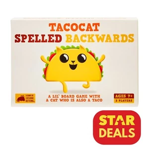 Tacocat Spelled Backwards | Card Game By Exploding Kittens | 2 players | ages 7+ - Picture 1 of 5