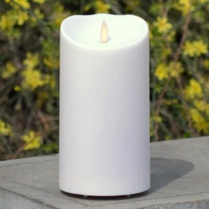 Aglary Flameless waterproof candle with Remote\timer for patio and Porch，7inch - Picture 1 of 7