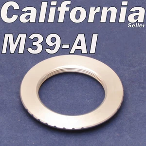 Leica M39 Screw Lens to Nikon AI F D7000 D90 D5100 D60 D3100 Mount Adapter Ring - Picture 1 of 10