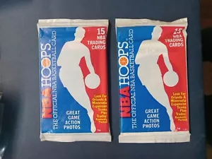 1989-90 NBA Hoops Series 2 Sealed Two Packs David Robinson RC #310 Showing Front - Picture 1 of 4