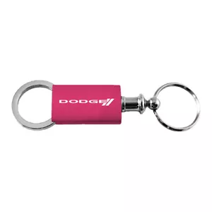 Llavero y llavero a rayas Dodge - rosa valet aluminio llavero llavero - Imagen 1 de 4