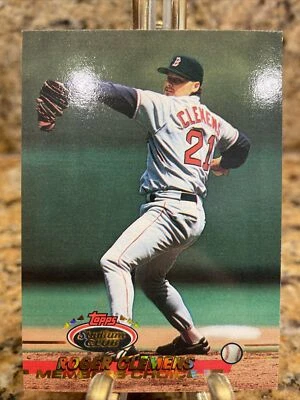 1993 TOPPS STADIUM CLUB ROGER CLEMENS #748 MEMBERS CHOICE. - Image 1 of 2