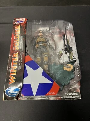Figura de acción Marvel Select Winter Soldier Disney Store exclusiva coleccionistas nueva Foto 1 de 2