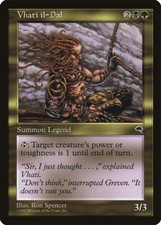 Vhati il-Dal Tempest NM Black Green Rare MAGIC THE GATHERING MTG CARD ABUGames