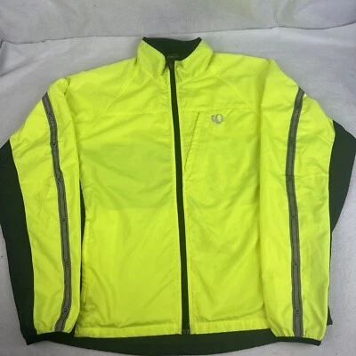 Vintage Pearl Izumi Men's Jacket - HiViz - Men's Large Cycling - Image 1 of 4