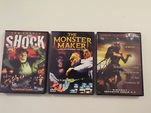 DVD LOT-The Shock (1923) LON CHANEY-MONSTER MAKER-J.CARROL NAISH-HORROR CLASSICS - Picture 1 of 4