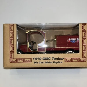 2001 ERTL 1919 GMC Tanker Truck Mills GM Auto Dealer Promo Diecast Toy - Picture 1 of 18