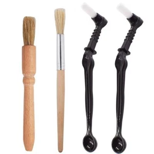 Coffee Brush Set 4 Pieces Espresso Machine Cleaning Brush Include Wooden Cleanin - Picture 1 of 5