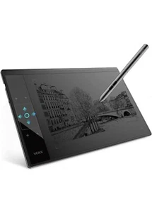 A30 VEIKK 10x6 inch Digital Graphics Drawing Tablet with Battery Free Pen - Picture 1 of 12