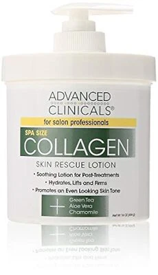 16oz Collagen Cream Advanced Clinicals Anti Aging Skin Moisturizer - Image 1 of 3