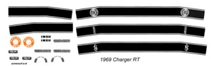 1969 DODGE Charger 500 - R/T - Super Bee 1/18th Waterslide Decals - Picture 1 of 3