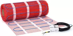 10 Sqft 120V Electric Tile Radiant Floor Heating Mat for Tile, Stone - Picture 1 of 2