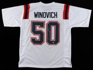 New England Patriots Chase Winovich Autographed Hand Signed Jersey Beckett HOLO - Picture 1 of 3