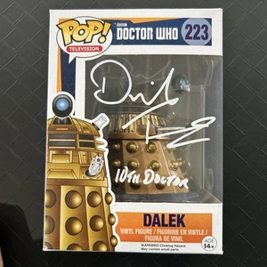 David Tennant Signed Doctor Who Dalek Funko Pop SWAU 10th Doctor - Picture 1 of 19