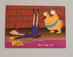 AAAHH!!! REAL MONSTERS 🏆1995 Fleer Ultra #10 Trading Card🏆Odor Stage Left - Foto 1 di 2