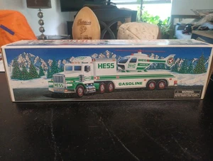 Hess New in Original Box Toy Truck &  Helicopter  1995  Collectible Condition - Picture 1 of 3