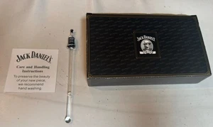 Jack Daniel's 2005 bastoncini swizzle in vetro artigianali -Set di 4 spedizione veloce gratuita - Foto 1 di 7
