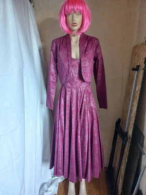 Insanely hermoso vestido vintage con chaqueta laura ashley años 80 46 talla Foto 1 de 4