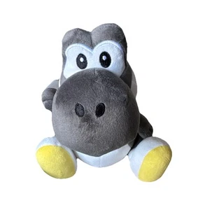 Dark Gray YOSHI 8" Plush Super Mario Bros Nintendo 2018 - Picture 1 of 9