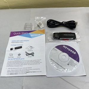NETGEAR W-Fi USB Stick for Dish Network WNDA3100 v3 Wireless N Dual-Band Adapter - Picture 1 of 3
