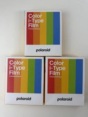 3x Packs of 8 exp. Color i-Type Polaroid Instant Film (24 Exposures Total) - Image 1 of 4