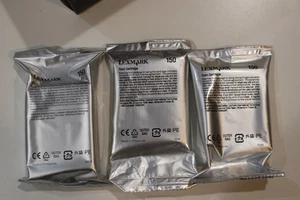 Lot 4 Genuine OEM LEXMARK 150 Printer Ink Cartridges - Cyan x2 Black / XL - Picture 1 of 4