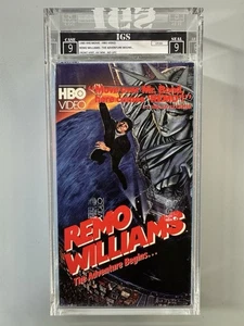 ($12 Drop Every 3 Days)  VHS — REMO WILLIAMS  — IGS 9/9 — HBO Watermarks - Imagen 1 de 3