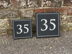 Schiefer Zahlenschild - Bild 1 von 4