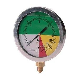 MANOMETRO ISOMETRICO CASSA INOX D.100 0-20-60BAR 1/4 9192060E - Picture 1 of 1