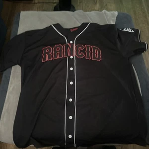 Rancid Hooligans 91 Baseball Trikot schwarz Größe 2xl Applikation bestickt Patch - Bild 1 von 9