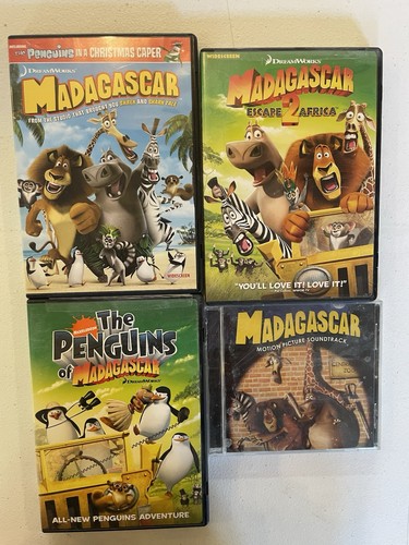 Madagascar DVD Collection Madagascar Madagascar 2 And The Penguins Of ...