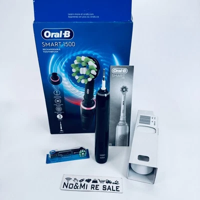 Cepillo de dientes Oral-B Smart 1500 eléctrico a batería recargable, negro. LEER Foto 1 de 4