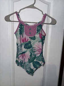Matilda Jane Enchanted Garden Under the Palms One-Piece Swimsuit Size 10 - Picture 1 of 3