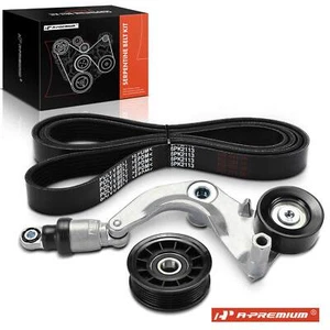 3x Serpentine Belt Drive Component Kit for Honda HR-V 2016-2019 2020 L4 1.8L Gas - Picture 1 of 12