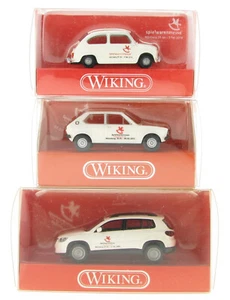 3x WIKING VW Touareg, Fiat 600, Audi 50 Spielwarenmesse Nürnberg 2008 2014 2013 - Picture 1 of 7