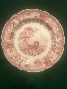 Spode Archivio Collezione Tradizioni Serie Esopo Favole Piatto Leone Inghilterra - Foto 1 di 7